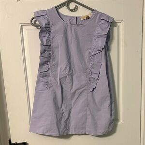 Lavender Ruffle Sleeve Top